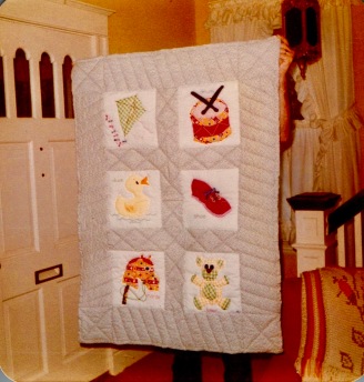 Quilt made for Nathan Behary- March, 1977